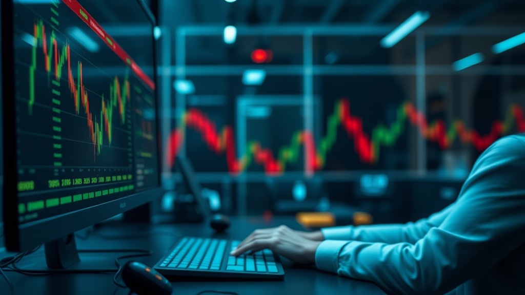 BTC USDT trading chart illustrating cryptocurrency price fluctuations