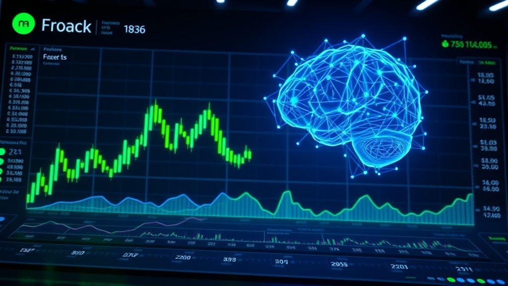 AI trading bot analyzing real-time stock market charts