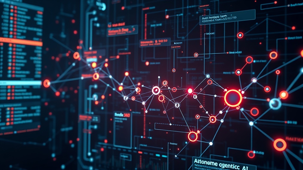 Futuristic AI agents transforming algorithmic trading in digital market visualization