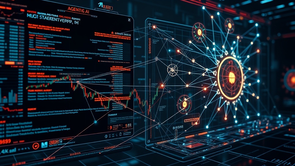 Advanced AI trading agent analyzing 2026 stock market trends
