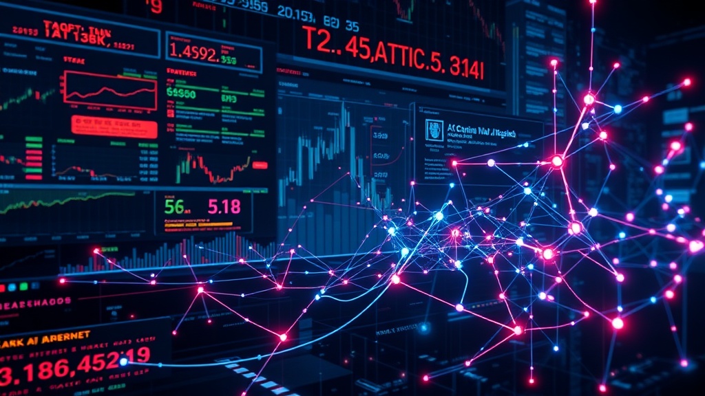 AI agent executing advanced options trading strategies on digital chart