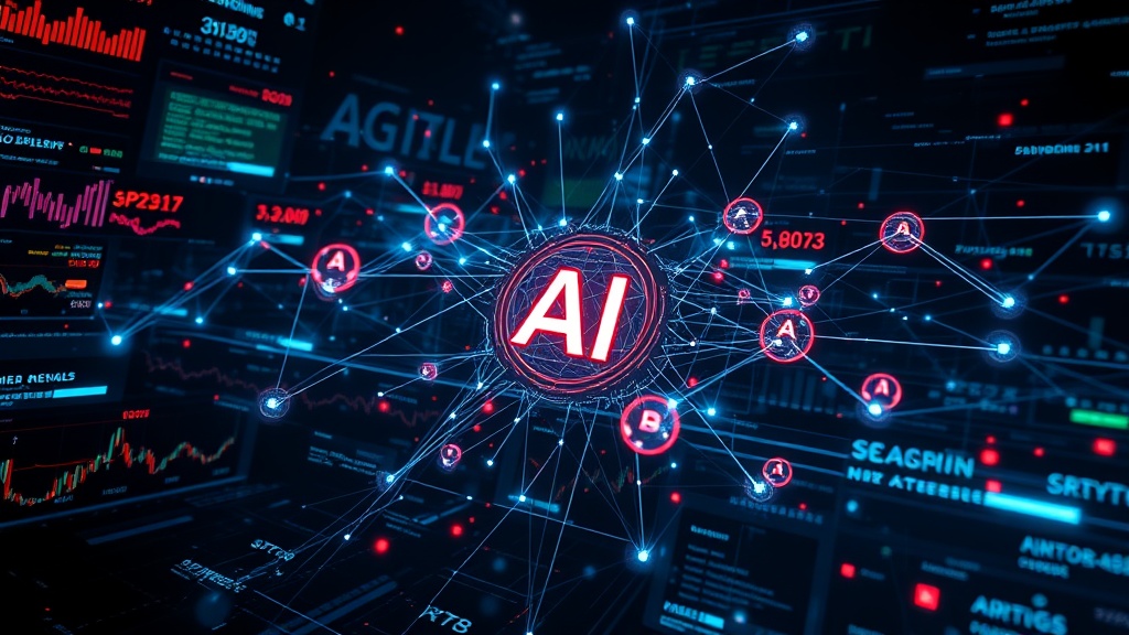 AI agents analyzing cryptocurrency trading charts for automated strategies