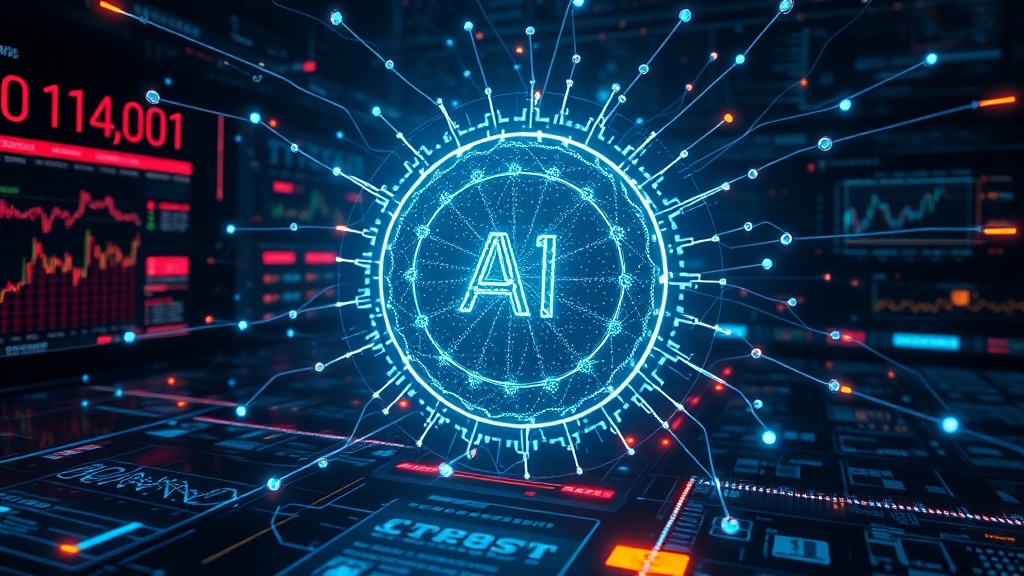 AI agent analyzing stock charts to predict market crashes
